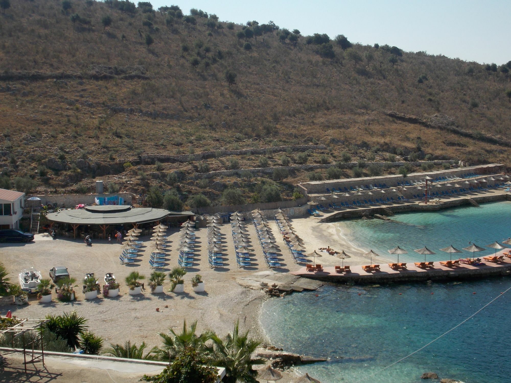 Mucobega Hotel 2 Sarande Bagian luar foto