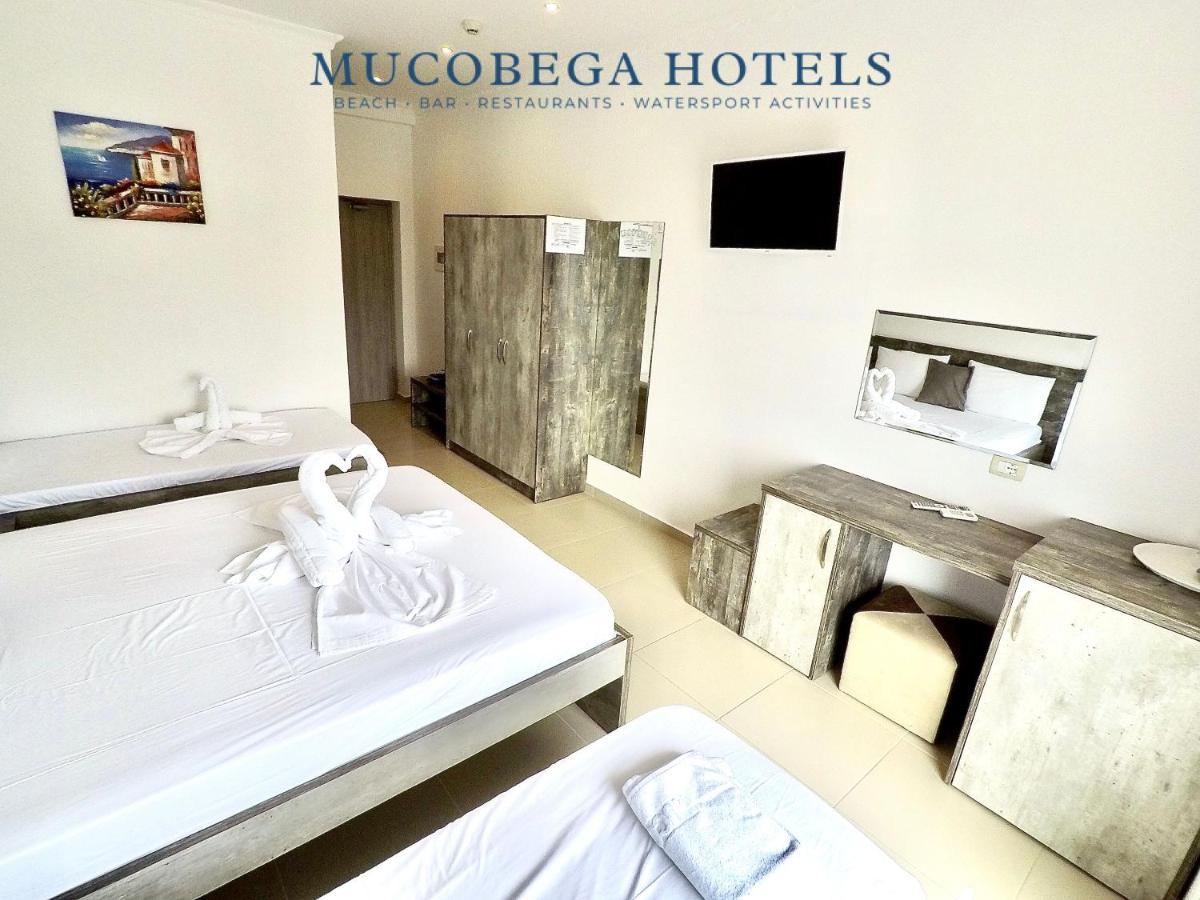 Mucobega Hotel 2 Sarande Bagian luar foto